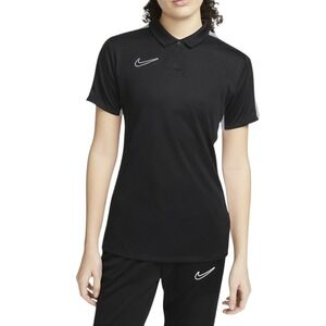 Nike Dri-Fit Academy 23 Polo Shirt‎ Womens XL Black Soccer Tennis Golf NEW